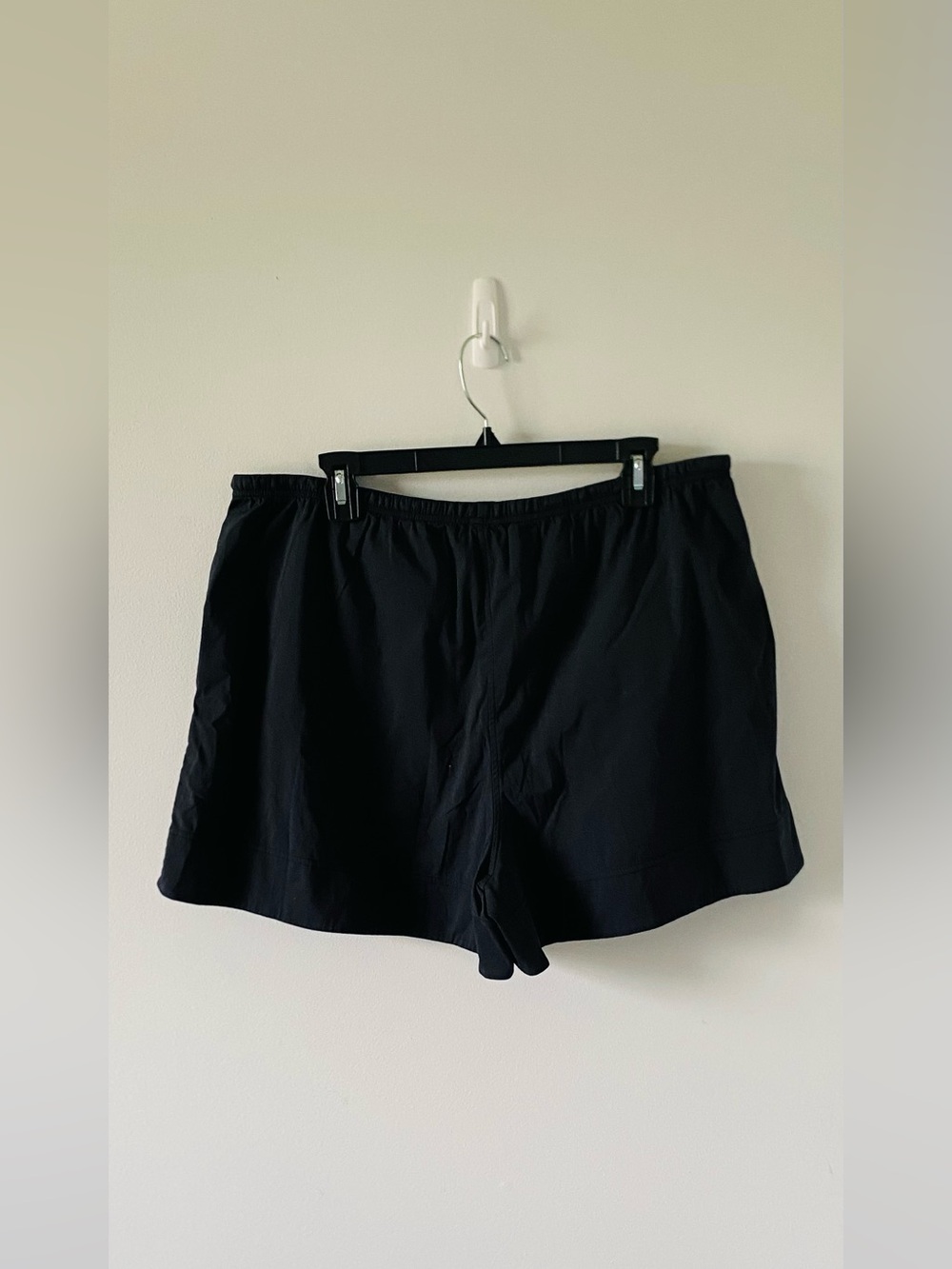 Lululemon Cotton-Blend Poplin High-Rise Short 4" Black XL EUC Athleisure Running - Picture 5 of 6